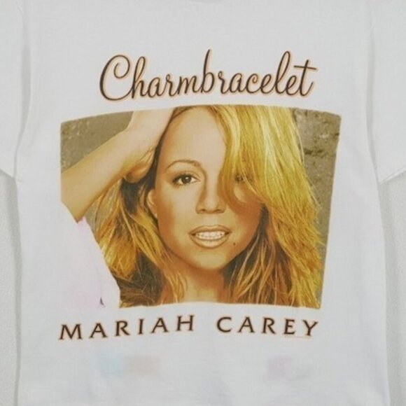 Mariah Carey Charmbracelet Tour Retro Graphic Unisex T-Shirt 165 - Picture 2 of 5